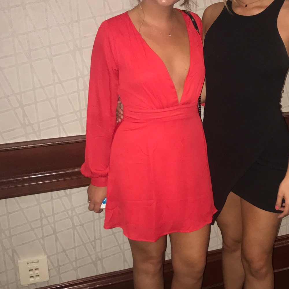 Lulus Deep V dress